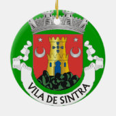 Sintraポルトガルのクリスマスのオーナメント セラミックオーナメント (裏面)