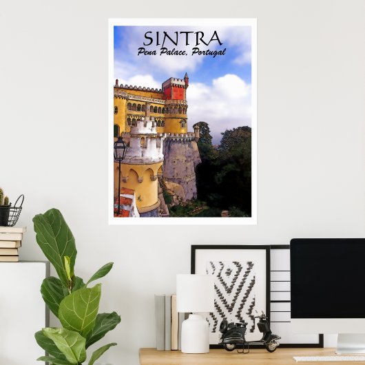 SINTRA, Pena Palace, photo poster ポスター (ホームオフィス)
