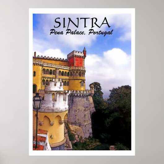 SINTRA, Pena Palace, photo poster ポスター (正面)
