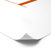 Sinus Rhythm in an Electrocardiogram ECG Diagram ポスター (角)