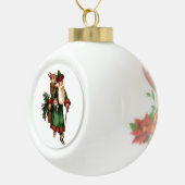 Siônのトウモロコシのクリスマスのオーナメント セラミックボールオーナメント (右)