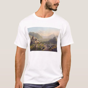 Sionの眺め、「旅行Pittoresquからのイラストレーション Tシャツ
