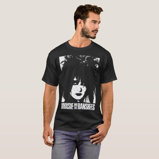 Siousie SATB 80s post punk goth friends funny Tシャツ (正面フル)