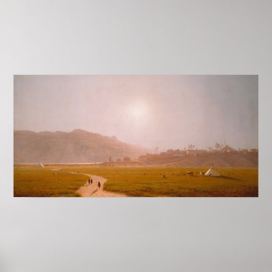 Siout, Egypt – サンフォードジフォードファインアートポスター ポスター (正面)