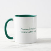 Sioux  Custom Green Typography Coffee Mug マグカップ (左)