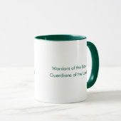 Sioux  Custom Green Typography Coffee Mug マグカップ (正面右)