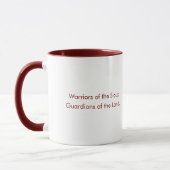 Sioux  Custom Maroon Typography Coffee Mug マグカップ (左)