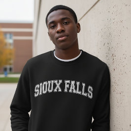 SIOUX FALLS 大学スタイルスウェットシャツ カレッジ スウェットシャツ