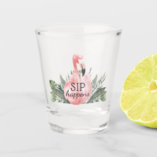 SIPが熱帯フラミおもしろいンゴに起こる ショットグラス