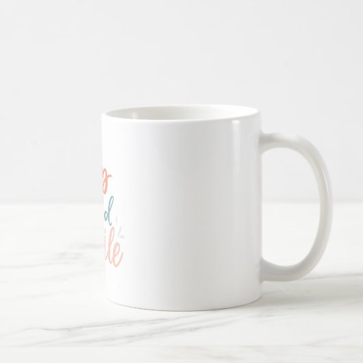 "sipとスマイルやる気を起こさせるマグ" コーヒーマグカップ (右)