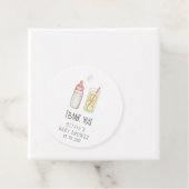 Sipと参照して、ようこそベビーガール、新生児パーティー フェイバータグ (インサイチュ)