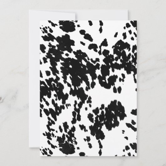 Sipと参照: "ミルカホリック"コードベビーシャワー 招待状 (裏面)