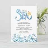 sipと海の招待状水の色海テーマ 招待状 (スタンド正面)