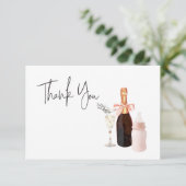 Sipと見る赤ちゃんシャワーカスタマイズありがとうありがとう サンキューカード (スタンド正面)