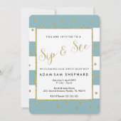 Sipと, 「招待状,新生児,ようこそパーティー」を参照 招待状 (正面)