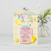 sipとseeベビーメイソンジャー招待状 招待状 (スタンド正面)