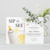 SIPアンドシーグリーンリーウェルカムベビー招待状 招待状 (スタンド正面)