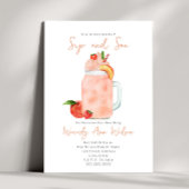 SIPアンドシーピーチスムージー新生児 招待状