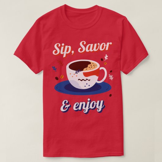 Sipサヴォールコ楽しむヒ素晴らしーメーカー Tシャツ (デザイン正面)
