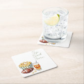 Sipスナックスコアゲーメディ スクエアペーパーコースター (インサイチュ)