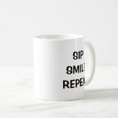 Sipスマイルリピート感動的:コーヒーマグ コーヒーマグカップ (正面右)
