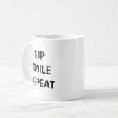 Sipスマイルリピート感動的:コーヒーマグ コーヒーマグカップ (正面左)