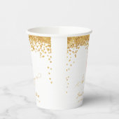 sipホレイシャワーまたは婚約パーティ紙Cu 紙コップ (左)