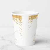 sipホレイシャワーまたは婚約パーティ紙Cu 紙コップ (右)