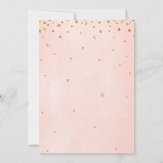 sipホレイシャワーまたは婚約パーティ 招待状 (裏面)