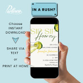 sipホレイテキラカクテルブライダルシャワー 招待状