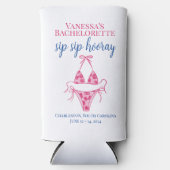 sipホレイピンクビキニバチェロレッテ スリム缶クーラー (正面)