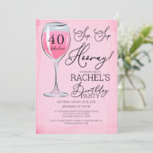 sipホレイピンクワインバースデーパーティー 招待状 (スタンド正面)