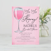 sipホレイピンクワインブライダルシャワー 招待状 (スタンド正面)