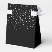 sipホレイブラックモダン&ホワイト誕生日引用文 フェイバーボックス (裏面サイド)