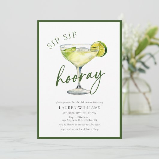 sipホレイマーガリタフィエスタブライダルシャワー 招待状 (スタンド正面)