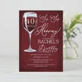 sipホレイレッドワインバースデーパーティー 招待状 (スタンド正面)