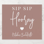 sipホレーバチェロレッテ スパークリングワインラベル (シングルラベル)