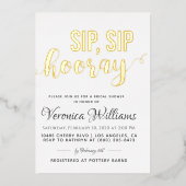 sipホレーブライダルシャワーフォイル招待状 箔招待状 (正面)