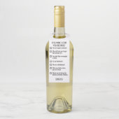 sipホレーボトルラベル ボトルネックタグ (ボトル)