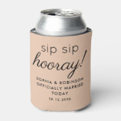 sipホレー結婚式の引き出物デザートサンドおもしろい 缶クーラー (缶正面)