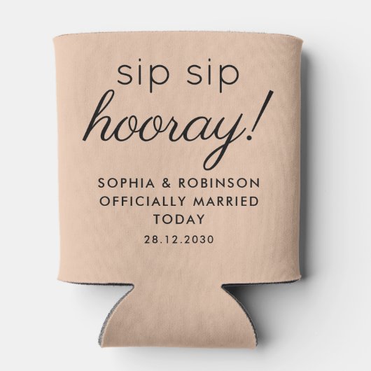 sipホレー結婚式の引き出物デザートサンドおもしろい 缶クーラー (裏面)
