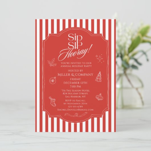 SIPホーエレガントレイクリス企業のマスパーティー 招待状 (スタンド正面)