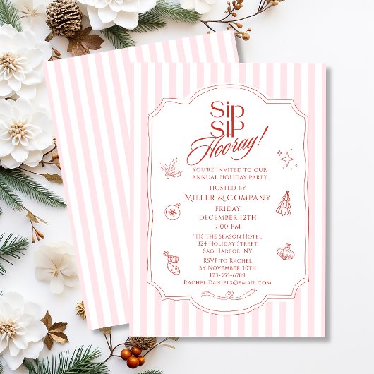 SIPホーエレガントレイクリス企業のマスパーティー 招待状