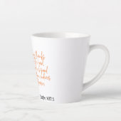 sip、スマイル、および反映：秋、信仰、コーヒー カフェラテマグ (右)