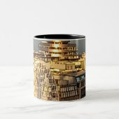 Sip、スマイル、繰り返し ツートーンマグカップ (中央)