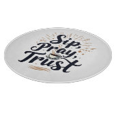 Sip 祈 Trust CoffeeとJesus Lover カッティングボード (角)