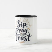 Sip 祈 Trust CoffeeとJesus Lover マグカップ (中央)