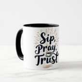 Sip 祈 Trust CoffeeとJesus Lover マグカップ (正面左)