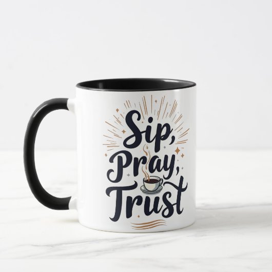 Sip 祈 Trust CoffeeとJesus Lover マグカップ (左)
