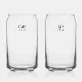 Sip and Gulp Glass ガラス缶 (裏面)